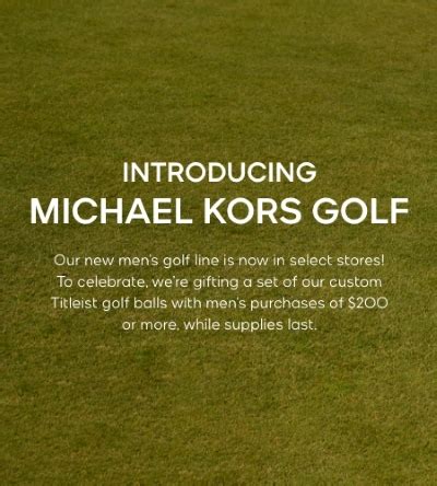 golf michael kors|Shop All Golf .